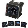 Logitech Gaming Saitek Pro Flight Instrument Panel PZ46 ovládač k leteckému simulátore USB PC čierna; 945-000008