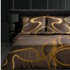 Posteľná súprava ALISMA 1 hnedo-zlatá