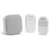 2 v 1 bezdrôtový zvonček a nočné svetlo - Kinetic - 2 externé jednotky - biely