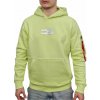 Alpha Industries pánska mikina Metal Plate arctic lime Farba: žltá, Veľkosť: L