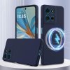 VSETKONAMOBIL 101503 RUBBER MAGSAFE Silikónový kryt pre Motorola Moto G75 5G modrý