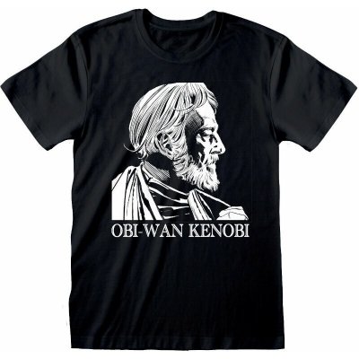 Star Wars tričko Classic Kenobi black