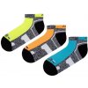 Ponožky Fila Unisex Invisible Mutltisport Socks 3P - shock black/multicolor - Viacfarebný (39-42)