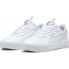 Puma dámske tenisky CARINA 2.0 POP UP METALLICS biela strieborná