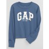 GAP 788206-03 Dětské tričko s metalickým logem Modrá - S