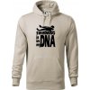 Swimming is in my DNA - Mikina pánska Cape s kapucňou - 2XL ( Ľadovo sivá )