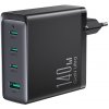 Joyroom Gan Ultra sieťová nabíjačka USB / 3x USB-C 140W + kábel USB-C, čierna
