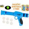 Pištoľ 26cm na guličky svietiace v tme