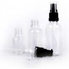 Sklenená fľaška, priehľadná, dávkovač olejov, 15 ml