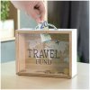 144285 Drevená pokladnička kufor TRAVEL