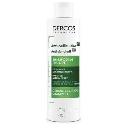 Vichy Dercos Anti-Dandruff šampón proti lupinám pre normálne až mastné vlasy Anti-Dandruff Regulating Treatment Shampoo 390 ml