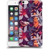 Picasee silikónový prehľadný obal pre Apple iPhone 6 Plus/6S Plus - Purple Leaf