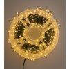 Vianočné LED svetelná mikro reťaz, teplá biela, 20m, 600 LED, so zábleskami