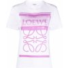 LOEWE Logo Pink White tričko Veľkosť: XS