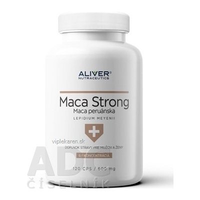 Aliver Nutraceutics MACA Peruánska STRONG 120 kapsúl