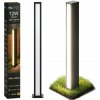 Lampa LED ogrodowa stojąca słupek 60 cm vonkajšia 4000K čierna