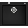 Teka Forsquare tegranitový drez 57x50 cm čierna 115230005