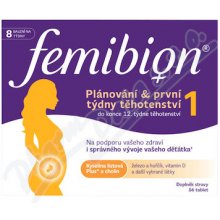 Femibion 1 Plánování a první týdny těhoten. 56 tabliet