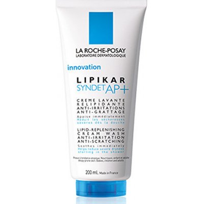 La Roche-Posay Lipikar Syndet AP + Lipid Replenishing Cream Wash - Ultra jemný čistiaci krémový gél proti podráždeniu a svrbeniu suchej pokožky 200 ml