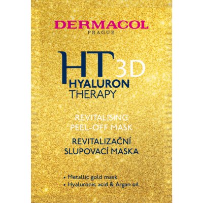 Dermacol 3D Hyaluron Therapy Revitalising Peel-Off pleťová maska 15 ml
