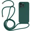 AppleKing silikónový kryt so šnúrkou pre iPhone 15 Pro Max - petrolejový - možnosť vrátiť tovar ZADARMO do 30tich dní