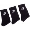 Gasp CREW SOCKS 3-PACK BLACK – ponožky Gasp čierne 3ks Velikost: M (EU 40-42)