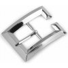Kovová spona / opasková pracka, prievlak 25 mm - nikel