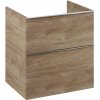 Elita Look, skrinka pre umývadlo na pultovú dosku 60x45x64 cm 2S PDW, orech Lincoln, ELT-167259