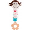 BabyOno 7108 Pískacia hračka s hryzátkom opica BONNE NUIT