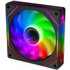 EVOLVEO 120UX-M, ventilátor, 120mm, 4pin molex, ARGB, master, čierny 120UX-M-ARGB-BK Evolveo