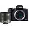 Fotoaparát Canon EOS M50 Mark II telo objektív čierny