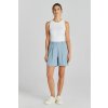 ŠORTKY GANT STRETCH LINEN TAILORING SHORTS DOVE BLUE