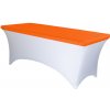 Elastická čiapka na dosku skladacieho stola 180-183x76 cm VIAC FARIEB Farba obrusu: ORANŽOVÁ / ORANGE