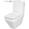 CERSANIT - WC KOMBI CREA CLEANON 010/020 ŠTVOREC, NÁDRŽKA 010 3/5, SEDADLO DUR SLIM WO LW ONE K114-022-B-SET