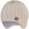 Little Angel Čiapka pletená na uši Outlast ® Natur Veľ.5 (49-53 cm)