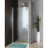Aqualine Pilot - Sprchové dvere, 190x71 cm, lesklý hliník/sklo Brick PT070W