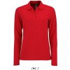 SOL´S PERFECT LSL / Dámska polokošeľa s dlhým rukávom - red S