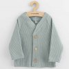 New Baby Dojčenský kabátik na gombíky Luxury clothing Oliver sivý