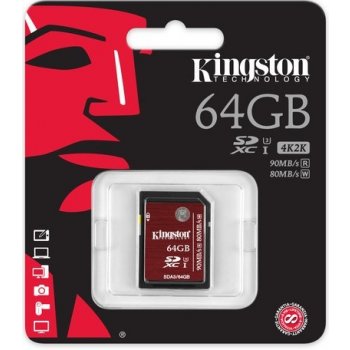 Kingston SDXC 64GB UHS-I U3 SDA3/64GB