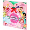Adventný kalendár Disney Princess 24 kozmetických prípravkov, stojaci obdĺžnik