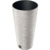 Kvetináč Prosperplast FURU SLIM ECO WOOD 30 cm biely
