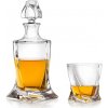 Crystal Bohemia Quadro whisky set 1 + 2