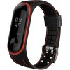 Xiaomi Mi Band 3/4 náhradný náramok - Textúrovaný Farba: Červená, Variant: Štruktúra MBSCZ-TXT002