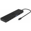 Dokovacia stanica PORT CONNECT Dokovacia stanica 11v1, 1x4K, RJ45, HDMI, Display Port, VGA, USB-C 100W, 4x USB-A, micro/SD (901906-W)
