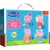 TREFL Baby puzzle Prasiatko Peppa 4v1 (3,4,5,6 dielikov)