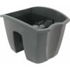 PlasticFuture Truhlík na zábradlie CROWL antracit 24,2cm