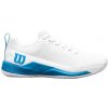 Pánska tenisová obuv Wilson Rush Pro 4.5 White/Atomic Blue EUR 46