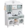 Derrson W5279 Dřevěná kuchyňka s kávovarem a pračkou (18504)