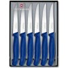 Victorinox 6.7232.6G súprava nožov na steak a pizzu, 6-dielna, 11 cm zúbkovaná čepeľ, darčekové balenie, modrá