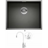 Blanco ZEROX 500-U nerez Dark Steel 526243 + Deante NEO LUNO BOC W720 nerezová oceľ